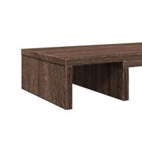 VidaXL Monitorstandaard verstelbaar 60x24x10,5 cm hout bruin eiken - thumbnail