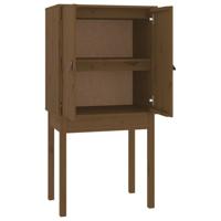 Hoge kast 60x40x120 cm massief grenenhout honingbruin - thumbnail