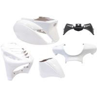 Plaatset 5-delig Edge voor Piaggio Zip-SP vanaf bouwjaar 2000 - glanzend wit - thumbnail