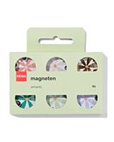 HEMA Magneten glas bloem - 6 stuks - thumbnail