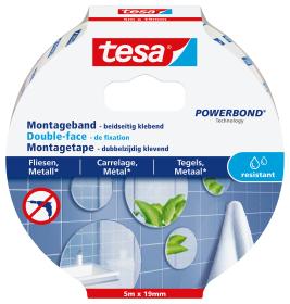 tesa TILES 77745-00000-00 Montagetape tesa Powerbond Wit (l x b) 5 m x 19 mm 1 stuk(s) tesa TILES 77745-00000-00 Montagetape tesa Powerbond Wit (l x b) 5 m x 19 mm 1 stuk(s)