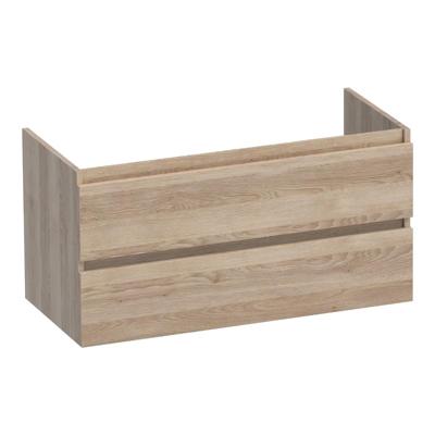 Brauer Joy - Onderkast - 100 cm - met 2 Softclose Lades Greeploos en 1 Sifon Uitsparing - Sunlit