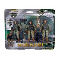 Mission Control 3 Soldaten met Uitrusting - thumbnail