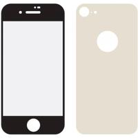 Mobilize Edge-To-Edge Glass Screen Protector Apple iPhone 8 Front and Back Pack Gold Full Glue - thumbnail