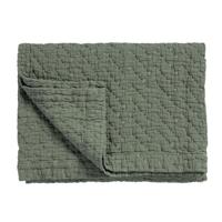 Vandyck Vandyck PURE 10 G.DYED Bedsprei 260x260 sage green - thumbnail