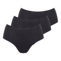 3-pack dames Go midi slip - Daily biologisch katoen heup slips - thumbnail