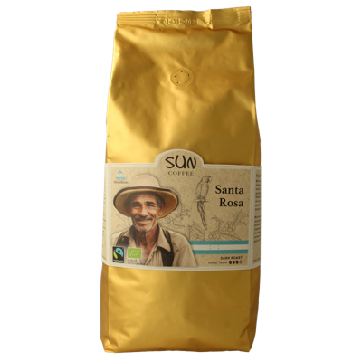 SUN Coffee Santa rosa bonen dark roast bio 1 Kilogram SUN Coffee Santa rosa bonen dark roast bio 1 Kilogram