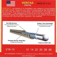 DR Strings VTA-10 Veritas Extra Light 10-48 westerngitaarsnaren - thumbnail
