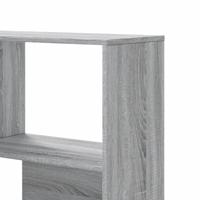 Boekenkast 4-laags hoek 85x85x140 cm bewerkt hout grijs sonoma - thumbnail