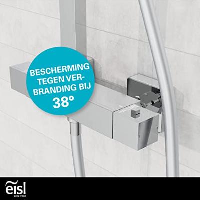 EISL CALVINO hoofddouche set met thermostatische mengkraan | chroom - DX1104CST DX1104CST - thumbnail
