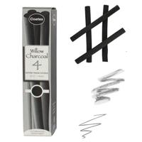 Houtskool Coates 12-14mm doos à 4 stuks - thumbnail