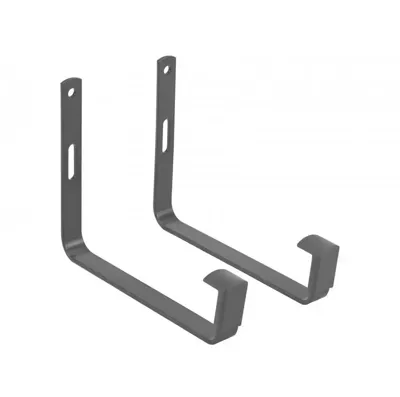 Barcelona muurhaak metaal antraciet buiten & balkon l 1,6 x w 18,4 x h 14,5 cm elho - Elho