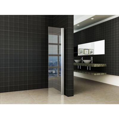 Zijwand Scharnierend Wiesbaden 40cm met Muurprofiel Nano 10mm