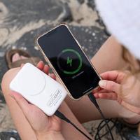 MOJOGEAR Wireless MagSafe powerbank 10.000 mAh - Wit - thumbnail