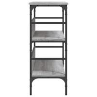 Wandtafel 100x32x75 cm bewerkt hout grijs sonoma eikenkleurig - thumbnail