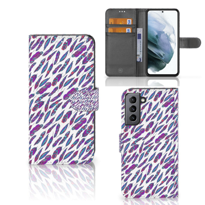 Samsung Galaxy S21 FE | Telefoon Hoesje | Feathers Color