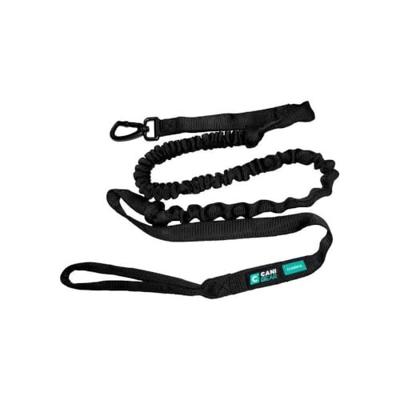 CANI C GEAR, Trekkoord, model Classica, kleur zwart, handgreep voor grip in de lange lijnmodus, handgreep in korte lijnmodus, 1,9 m