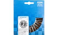 PFERD TOOLS Combitwist ronde borstel getordeerd RBG Ø 125 x 12 mm M14 Ø roestvrijstalen draad 0,35 voor haakse slijpers POS RBG 12512/M14 CT INOX 0,35 43303053 - thumbnail