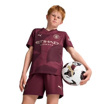 Manchester City 3rd Shirt Junior 2024/2025 - Maat 152 - Kleur: Rood | Soccerfanshop