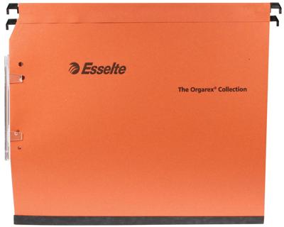 Hangmap Esselte Orgarex dual lateraal 345x275x30mm oranje