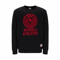Herensweater zonder Capuchon Russell Athletic Ath Rose Zwart - Maat: L - thumbnail