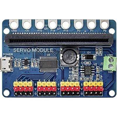 TRU COMPONENTS TC-9072516 1 stuk(s) 16-kanaals servomodule PCA9685PW voor BBC micro:bit TRU COMPONENTS TC-9072516 1 stuk(s) 16-kanaals servomodule PCA9685PW voor BBC micro:bit