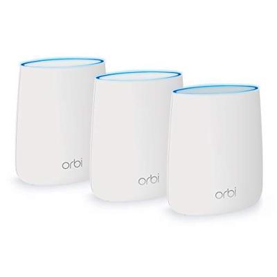 Netgear Orbi AC2200 Tri-band WiFi System draadloze router Tri-band (2.4 GHz / 5 GHz / 5 GHz) Gigabit Ethernet Wit Netgear Orbi AC2200 Tri-band WiFi System draadloze router Tri-band (2.4 GHz / 5 GHz / 5 GHz) Gigabit Ethernet Wit