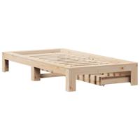 Bedframe zonder matras massief grenenhout 200x200 cm - thumbnail