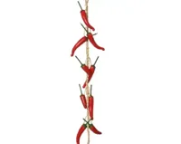 Kaemingk peperguirlande 140 cm rood - thumbnail