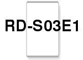 Huismerk Brother RD-S03E1 Labels (102mm x 50 mm) - thumbnail