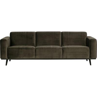 WOOOD Bank 'Statement' 3-zits, Velvet, kleur Warm Groen