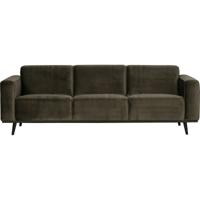 WOOOD Bank 'Statement' 3-zits, Velvet, kleur Warm Groen - thumbnail