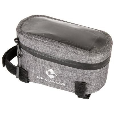 M-WAVE frametas "suburban top" frame bag suburban top grey