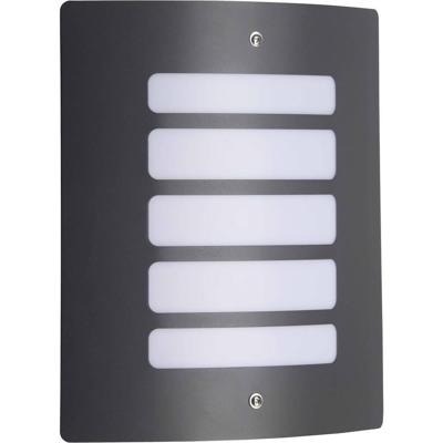 Todd buitenwandlamp - BRILLIANT - H29cm - Antraciet - 60W - Gebogen lijnen