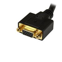 StarTech.com 20 cm DVI-I mannelijke naar DVI-D vrouwelijk en HD15 VGA vrouwelijk Wyse DVI-splitterkabel - thumbnail