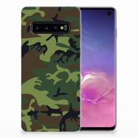 Samsung Galaxy S10 TPU bumper Army Dark - thumbnail