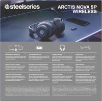 Draadloze Gaming Headset - STEELSERIES - Arctis Nova 5P - Zwart - ClearCast 2.0 - Batterijduur 36 uur - thumbnail