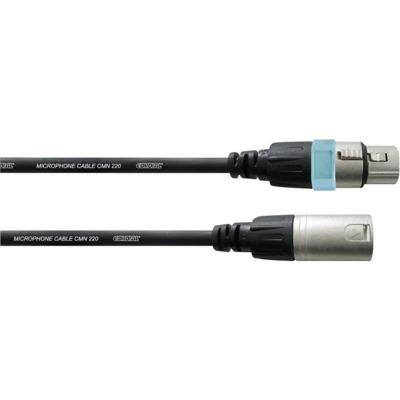 Cordial CCM 0.5 FM audio kabel 0,5 m XLR (3-pin) Zwart