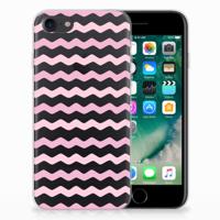 iPhone SE 2022 | SE 2020 | 8 | 7 | TPU bumper | Waves Roze - thumbnail