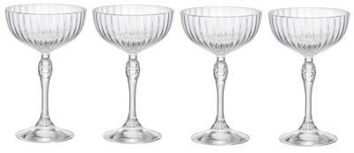 Bormioli Rocco Cocktailglazen America 20&apos;s - 220 ml - 4 stuks