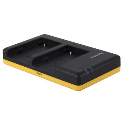 Duo oplader voor 2 camera accu's Canon NB-2LH