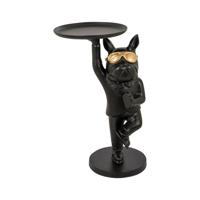 Richmond Bijzettafel 'Bullie' 65cm, kleur Zwart/Goud - thumbnail