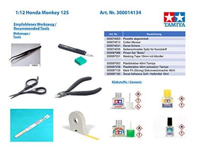 Tamiya 300014134 Honda Monkey 125 Motorfiets (bouwpakket) 1:12
