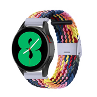 Braided nylon bandje - Multicolor Summer - Samsung Galaxy Watch 4 - 40mm / 44mm - thumbnail
