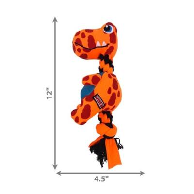 KONG SIGNATURE DYNOS FLEECE MET PIEP ASSORTI 32X14X10 CM