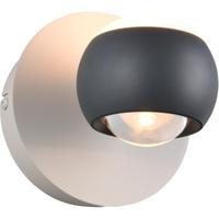 LED Wandlamp - Musterring Cannon - 1 Lichtpunt van 5 Watt - Dimbaar - Aanpasbare Lichtkleur - Geheugenfunctie - Up-and-down Verlichting - Nachtlamp - Antraciet - Metaal - thumbnail