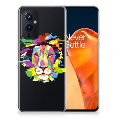 OnePlus 9 Telefoonhoesje met Naam Lion Color OnePlus 9 Telefoonhoesje met Naam Lion Color
