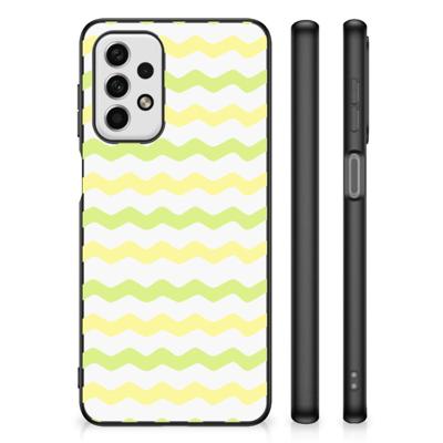 Samsung Galaxy A23 Back Case Waves Yellow