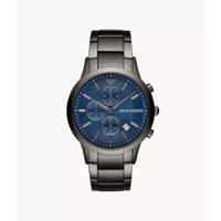 Emporio Armani Renato blauwe wijzerplaat Heren horloge AR11215 - thumbnail