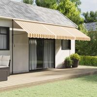 Vervangingsdoek voor luifel gestreept 5x3 m meerkleurig - thumbnail